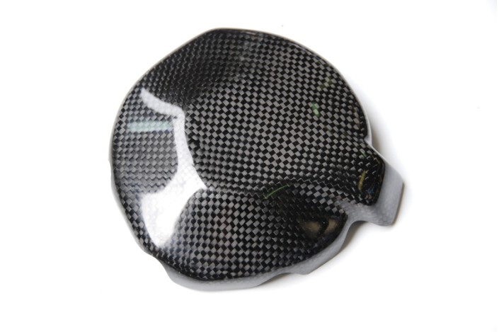 Couvre carter embrayage LIGHTECH carbone brillant