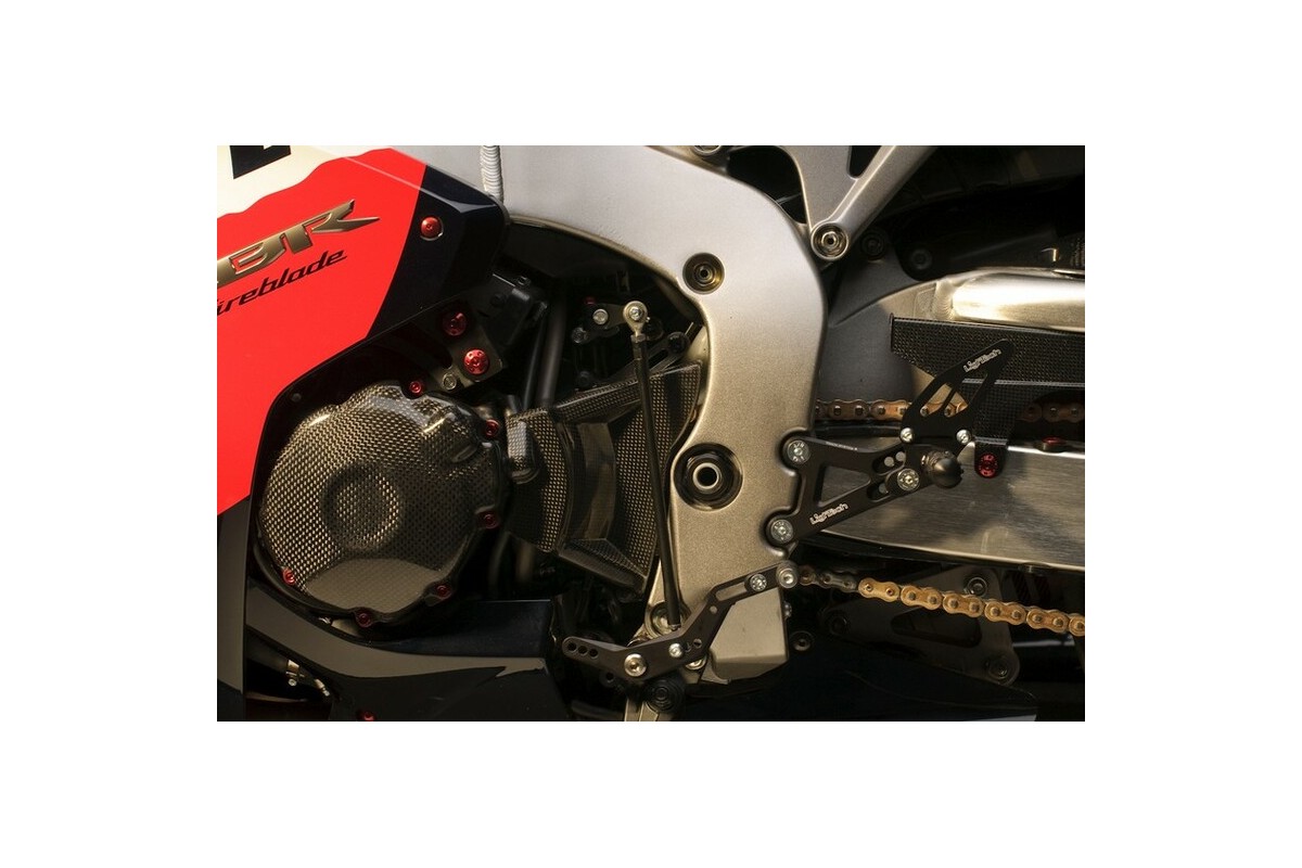 Couvre carter alternateur LIGHTECH carbone brillant