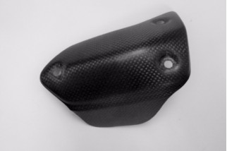 Carter d'échappement LIGHTECH carbone mat