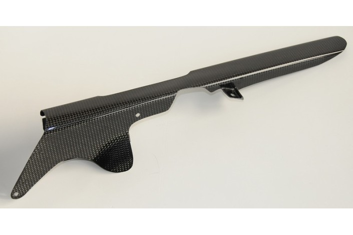 Carter de chaine LIGHTECH carbone brillant