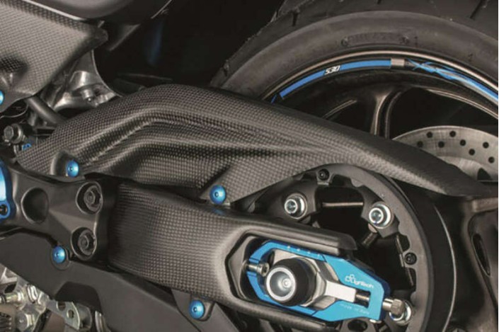 Carter de courroie LIGHTECH carbone mat