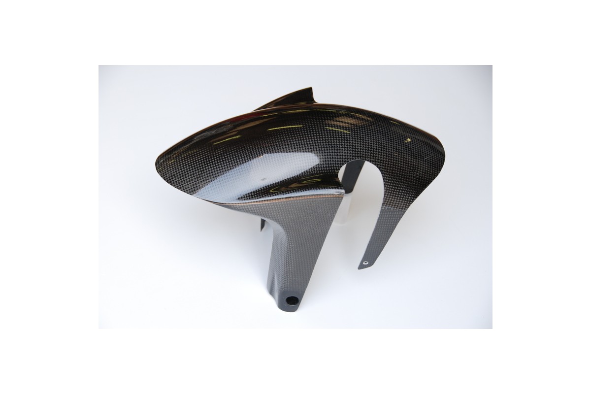 Garbe-boue avant LIGHTECH carbone brillant