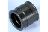 Polini rubber intake manifold. Ø28.5 mm, 37 mm length (223.0123)