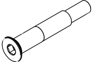 Pièce détachée LIGHTECH pour commande reculée - vis Allen