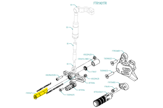 Pièce détachée LIGHTECH pour commande reculée - vis Allen
