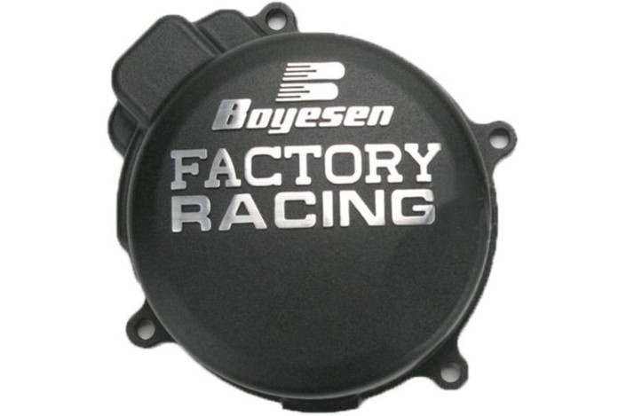 Couvercle de carter d'allumage BOYESEN Factory Racing - noir