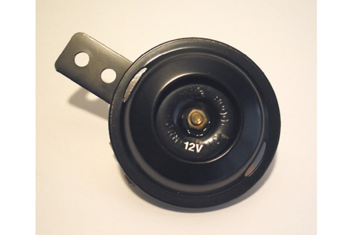 HIGHSIDER smart horn, 12V, black, dia. 70 mm, 100 dB, E-mark