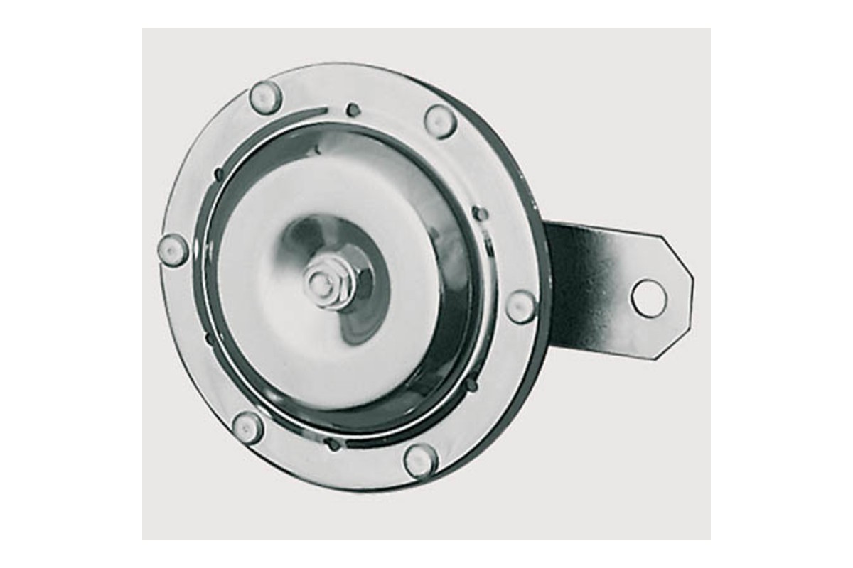 HIGHSIDER smart chrome horn, 12 V, 100 mm