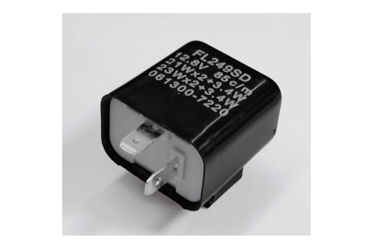 HIGHSIDER smart Flasher relay 2pole 12V 21W black