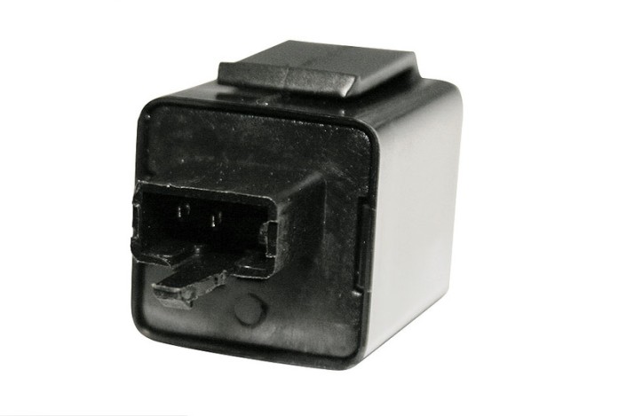 HIGHSIDER smart Flasher relay, electronic 12 V, narrow 3-way plug with 2 pins