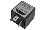 HIGHSIDER smart Flasher relay SY-02, 3-pole, 12 VDC, 1-100 Watt