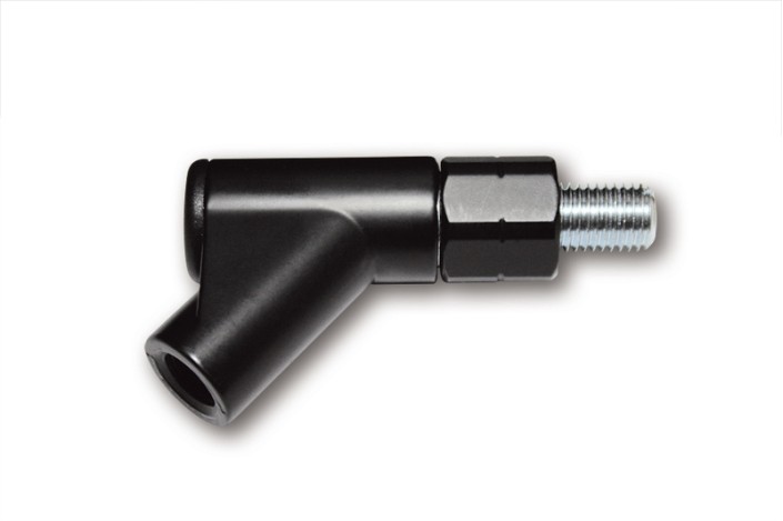 HIGHSIDER smart Mirror adapter M10x1,25, left hand thread, black