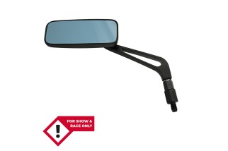 HIGHSIDER smart Handlebar mirror, rectangular, aluminum, black