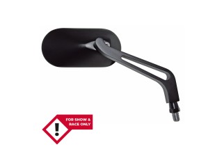 HIGHSIDER smart Handlebar mirror, oval, black