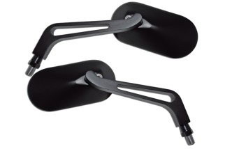 HIGHSIDER smart Handlebar mirror, oval, black