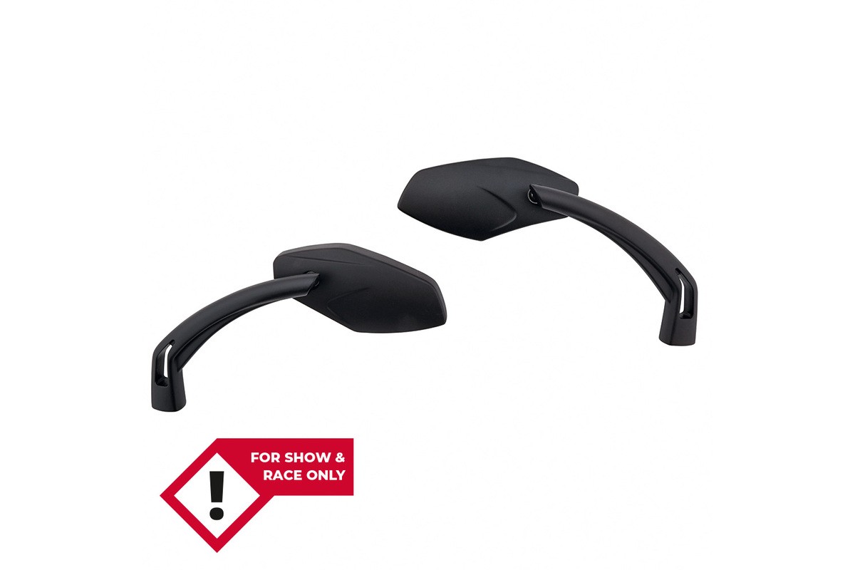 HIGHSIDER smart Handlebar mirror LUCA, black