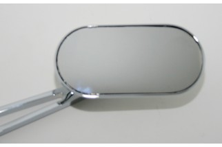 HIGHSIDER smart Handlebar mirror, oval, chrome