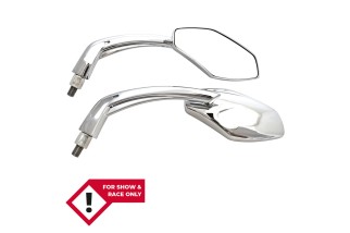 HIGHSIDER smart Handlebar Mirror Luca, Chrome