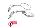 HIGHSIDER smart Handlebar Mirror Luca, Chrome