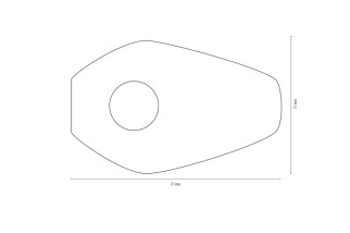 HIGHSIDER smart Mounting plates INDY SPACER for various KAWASAKI, YAMAHA,SUZUKI, Set