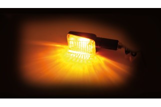 HIGHSIDER smart Mini indicators, black, glass yellow