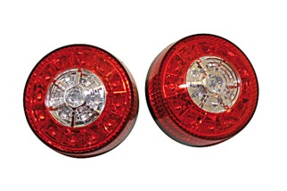 HIGHSIDER smart LED rear light, brake light, turn signal for ATV, black