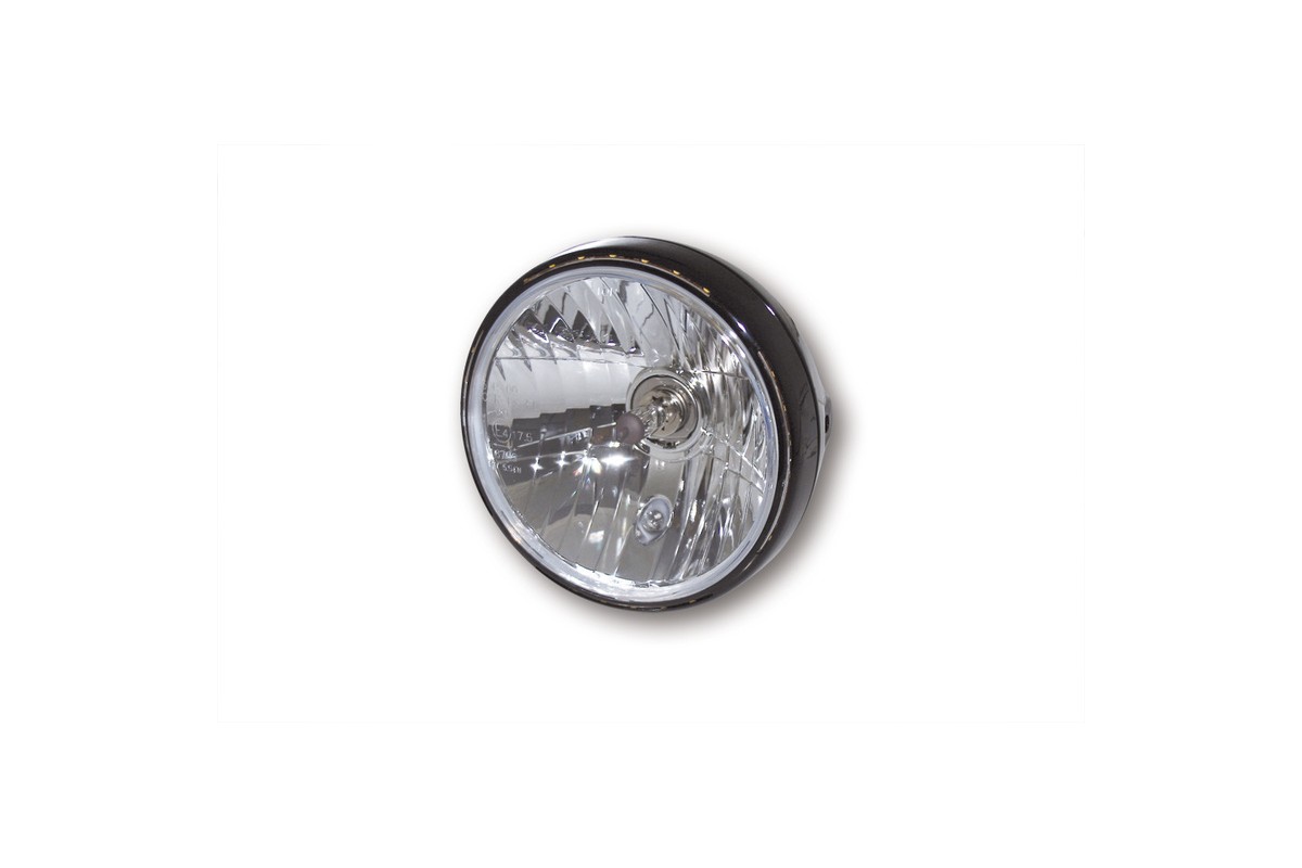 HIGHSIDER smart 7 inch headlight RENO 2, black glossy