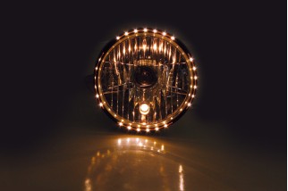 HIGHSIDER smart 7 inch headlight RENO 2, black glossy