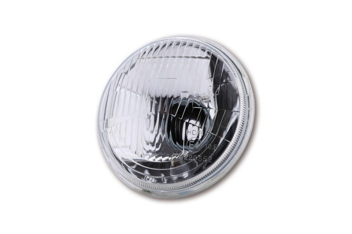 HIGHSIDER smart H4 insert 5 3/4 inch with parking light, embossed glass