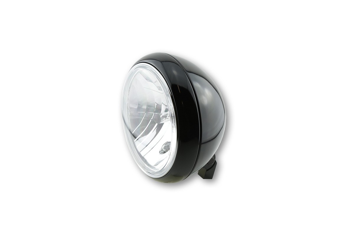 HIGHSIDER smart 7 inch YUMA 2 main headlight, black glossy