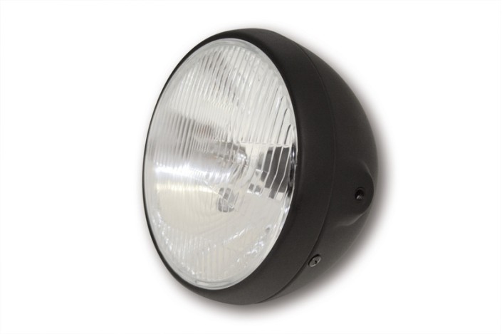 HIGHSIDER smart HIGHSIDER smart 7 inch headlight British style, matt black