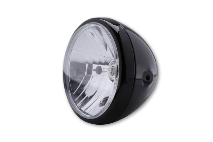 HIGHSIDER smart 7 inch headlight RENO, black glossy