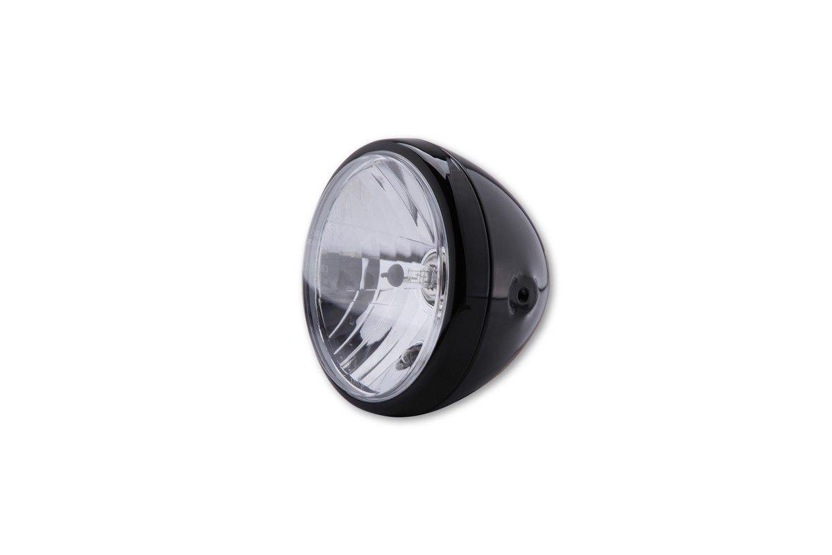 HIGHSIDER smart 7 inch headlight RENO, black glossy