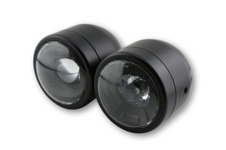 HIGHSIDER smart LED headlight TWIN, black, side mounting
