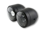 HIGHSIDER smart LED headlight TWIN, black, side mounting