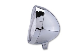 HIGHSIDER smart 6 1/2 Cruiser chrome headlight with shade