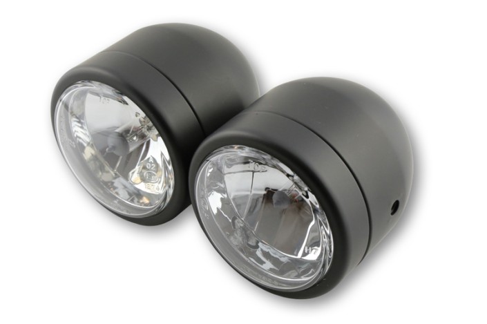 HIGHSIDER smart Headlight set, black, driving + low beam