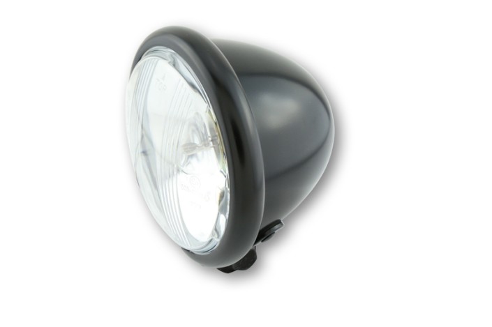 HIGHSIDER smart HIGHSIDER smart 4 1/2 inch headlight Bates-Style, black silk matt