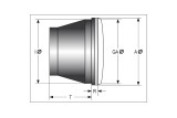 HIGHSIDER smart Headlamp insert for dipped beam, 90mm, for H 7 incandescent lamp, clear glass, E-approved