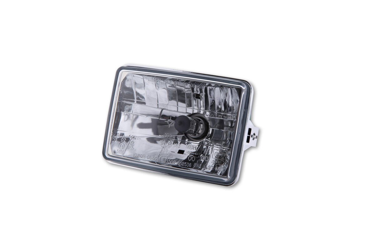 HIGHSIDER smart H4 insert 130 x 90mm, clear glass 12V 60/55W, parking light, E-gepr.