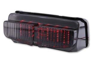 HIGHSIDER smart LED taillight with tinted glass, YAMAHA FZS 600 to 03