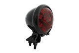 HIGHSIDER smart LED taillight BATES STYLE, black housing, red glass