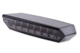 HIGHSIDER smart BOSTON LED tail light, black base plate, tinted glass