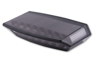 HIGHSIDER smart BOSTON LED tail light, black base plate, tinted glass