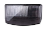 HIGHSIDER smart BOSTON LED tail light, black base plate, tinted glass