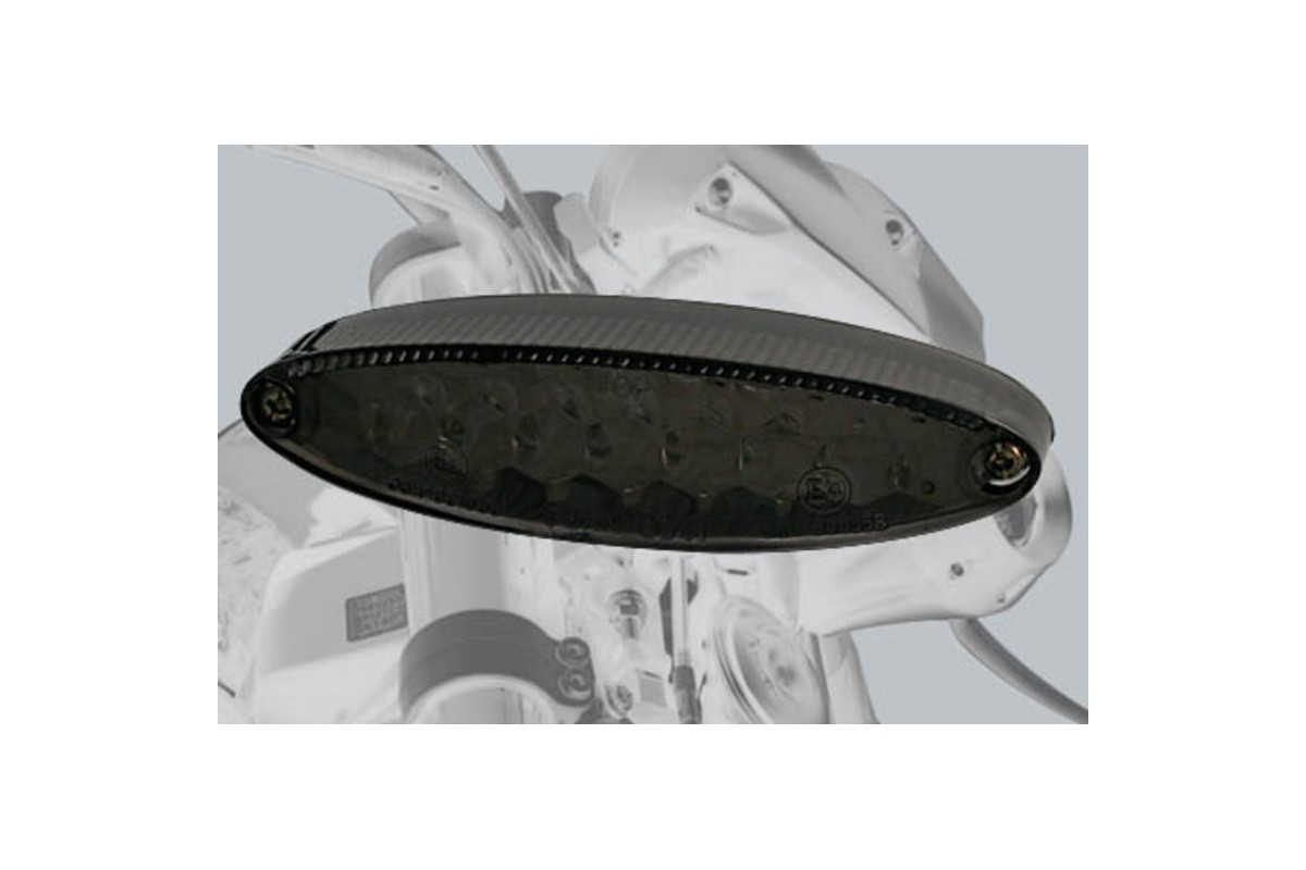 HIGHSIDER smart NUMBER1 LED mini taillight, tinted glass, with license plate light