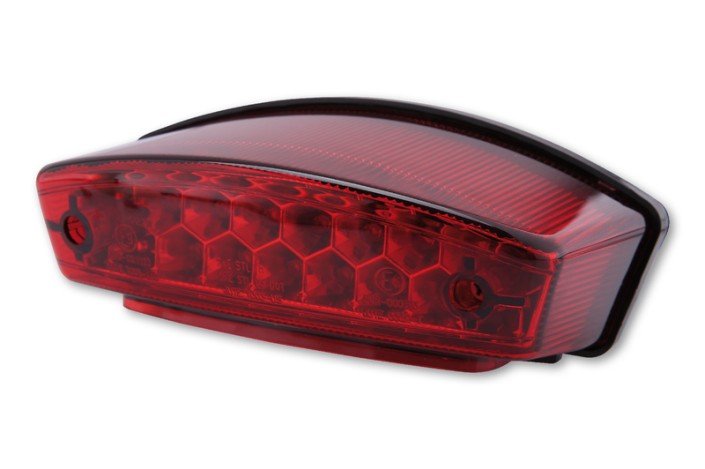 HIGHSIDER smart LED taillight MONSTER, red glass, E-approved