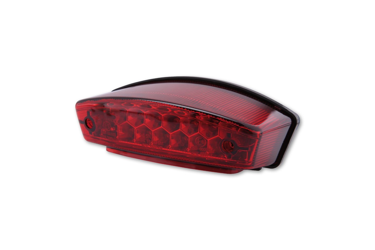 HIGHSIDER smart LED taillight MONSTER, red glass, E-approved