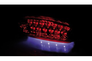 HIGHSIDER smart LED taillight MONSTER, red glass, E-approved