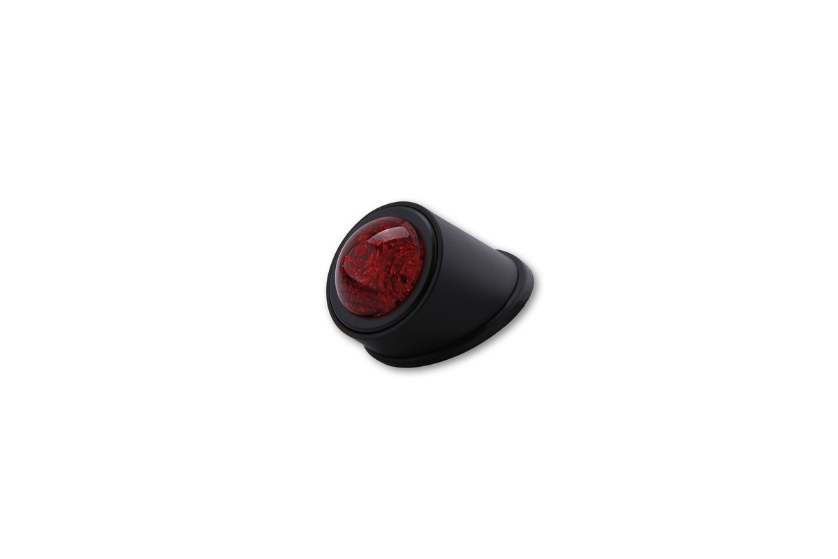 HIGHSIDER smart LED taillight OLD SCHOOL TYP1, black, red glass, E-approved